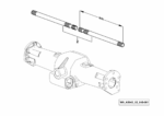 differentieelas voor Deutz Agrokid 210/220/230/30/45/50/55 - Afbeelding 3