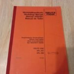 Deutz DX 80/86 DX 4.10 - 6.30 Werkplaatshandboek Reparatiehandleiding